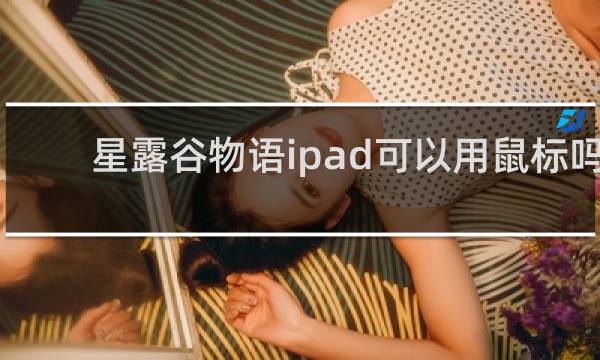 星露谷物语ipad可以用鼠标吗