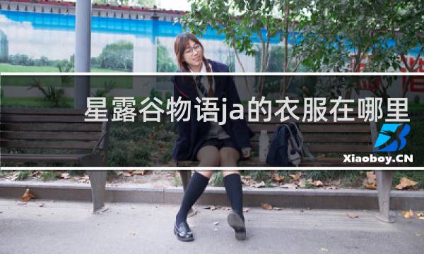 星露谷物语ja的衣服在哪里