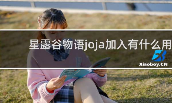 星露谷物语joja加入有什么用