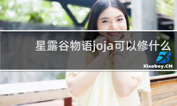 星露谷物语joja可以修什么