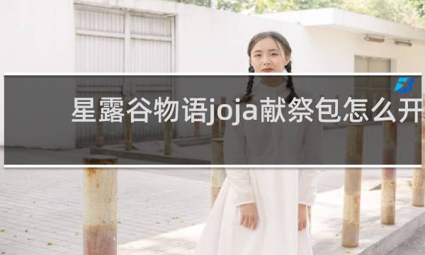 星露谷物语joja献祭包怎么开