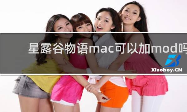 星露谷物语mac可以加mod吗