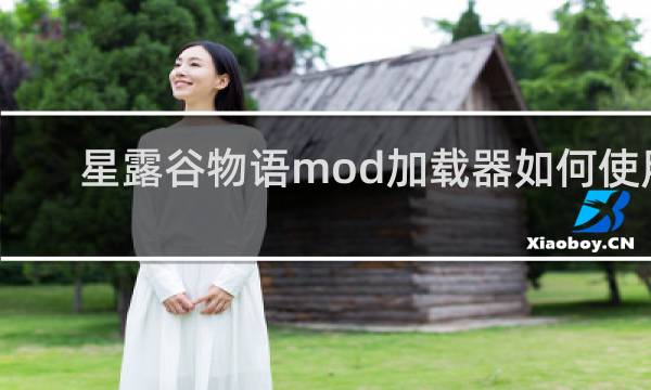 星露谷物语mod加载器如何使用