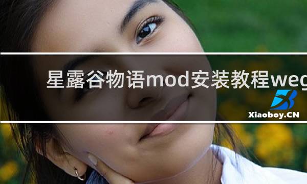 星露谷物语mod安装教程weg