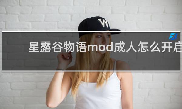 星露谷物语mod成人怎么开启