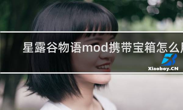 星露谷物语mod携带宝箱怎么用