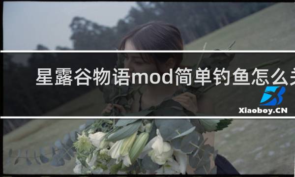 星露谷物语mod简单钓鱼怎么关