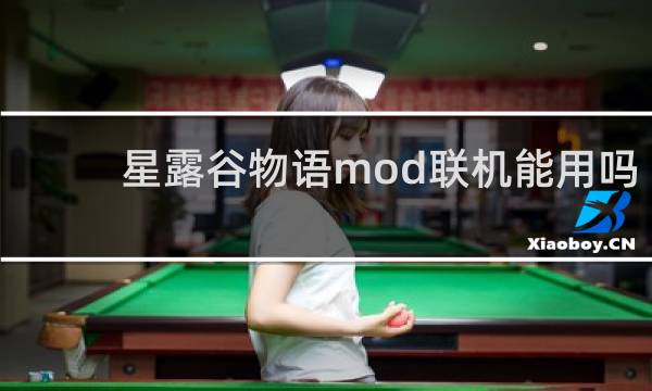 星露谷物语mod联机能用吗