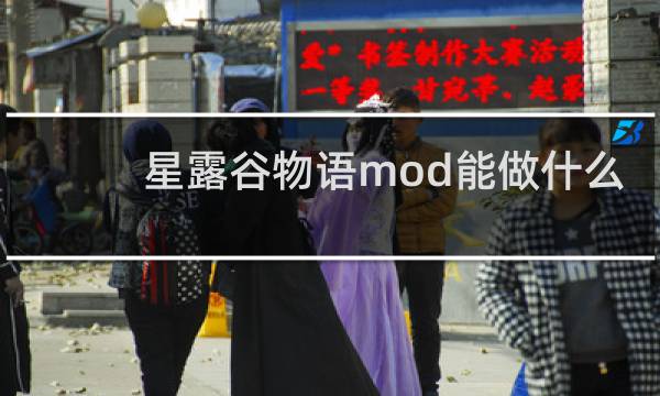 星露谷物语mod能做什么