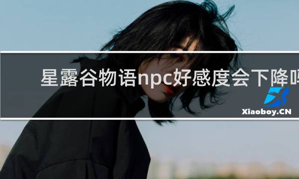 星露谷物语npc好感度会下降吗