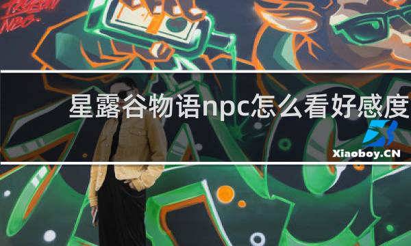星露谷物语npc怎么看好感度