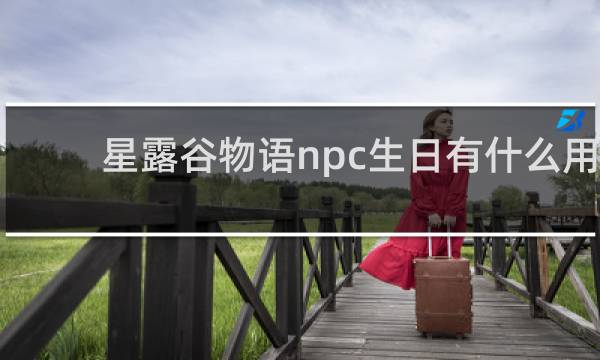星露谷物语npc生日有什么用