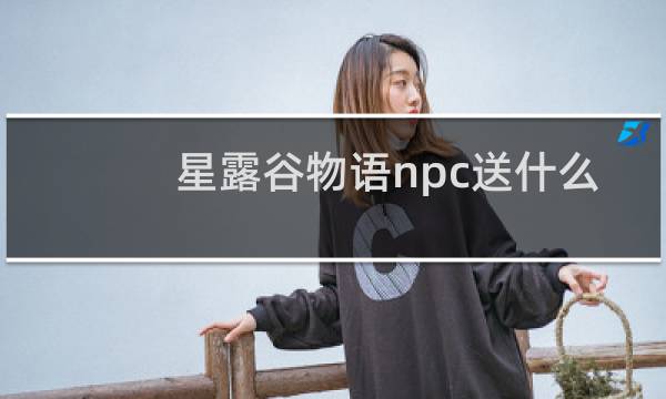 星露谷物语npc送什么