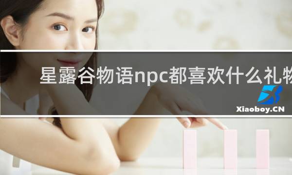 星露谷物语npc都喜欢什么礼物