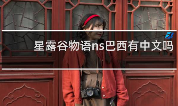 星露谷物语ns巴西有中文吗