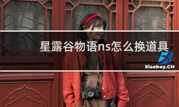 星露谷物语ns怎么换道具
