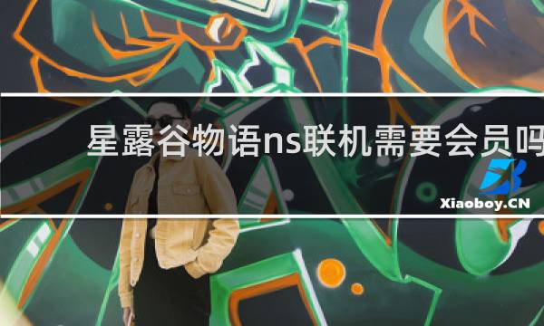 星露谷物语ns联机需要会员吗