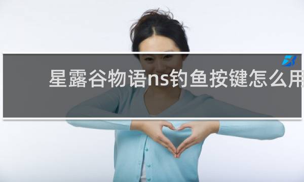 星露谷物语ns钓鱼按键怎么用