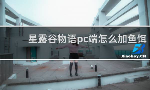 星露谷物语pc端怎么加鱼饵