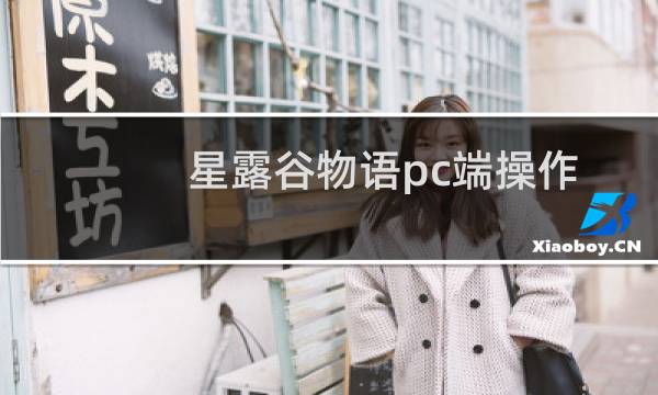 星露谷物语pc端操作