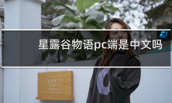 星露谷物语pc端是中文吗