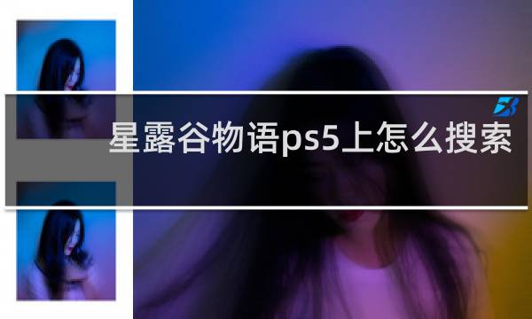 星露谷物语ps5上怎么搜索