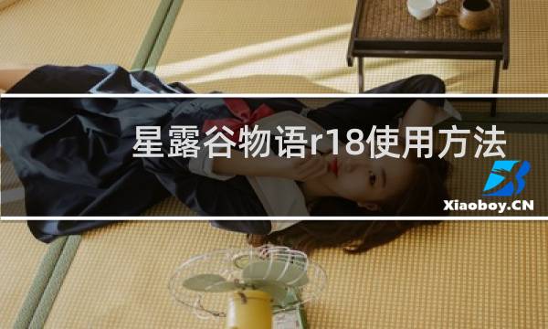 星露谷物语r18使用方法