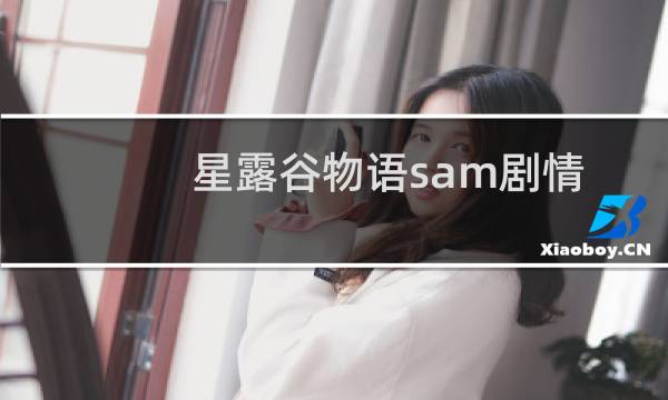 星露谷物语sam剧情