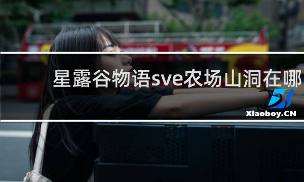 星露谷物语sve农场山洞在哪