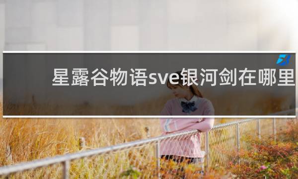 星露谷物语sve银河剑在哪里