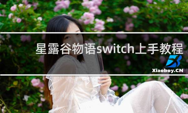 星露谷物语switch上手教程