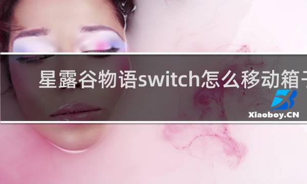 星露谷物语switch怎么移动箱子