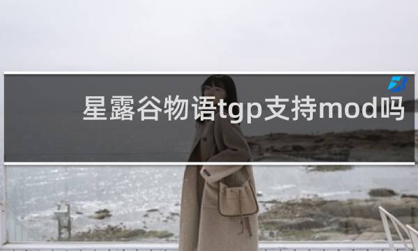 星露谷物语tgp支持mod吗