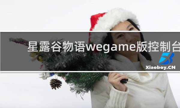 星露谷物语wegame版控制台