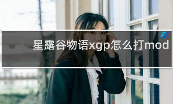 星露谷物语xgp怎么打mod