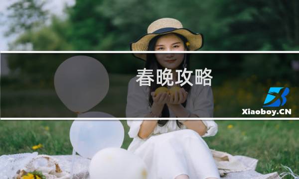 春晚攻略