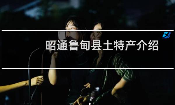 昭通鲁甸县土特产介绍