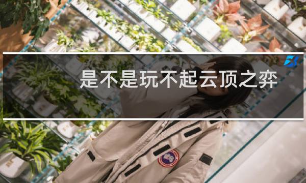 是不是玩不起云顶之弈