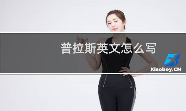 普拉斯英文怎么写