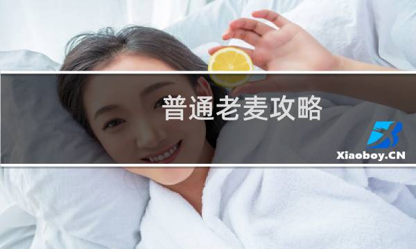 普通老麦攻略