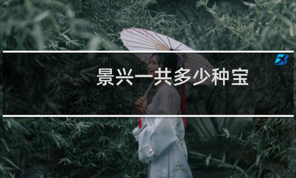 景兴一共多少种宝