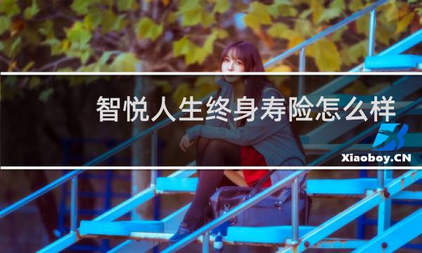 智悦人生终身寿险怎么样