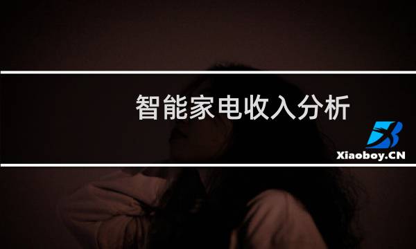 智能家电收入分析