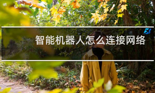 智能机器人怎么连接网络