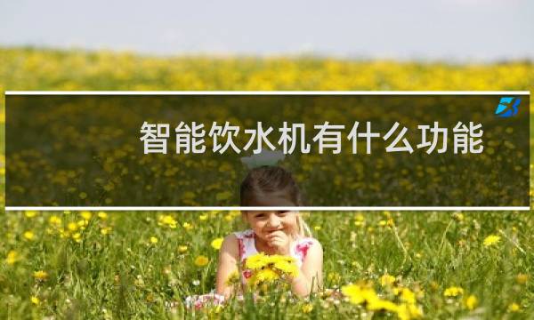 智能饮水机有什么功能