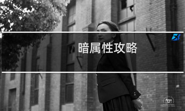 暗属性攻略