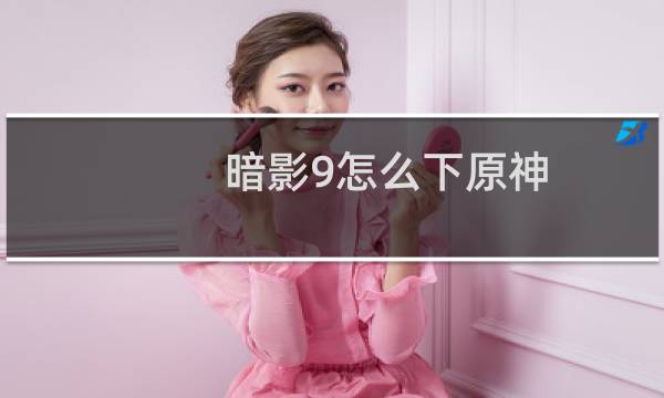 暗影9怎么下原神