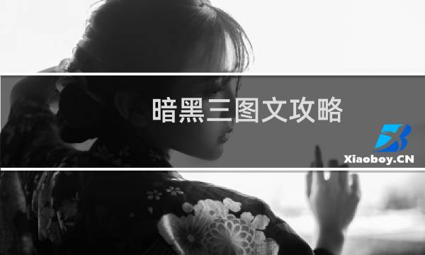 暗黑三图文攻略