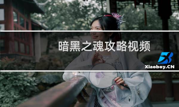 暗黑之魂攻略视频
