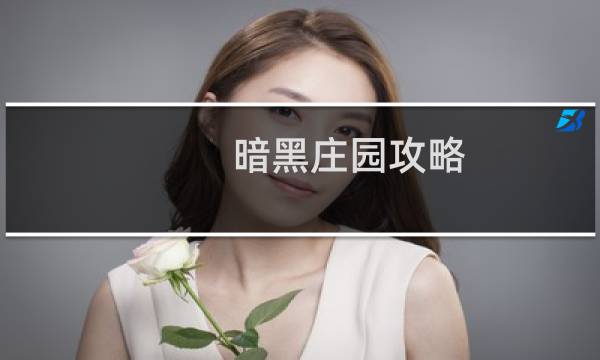 暗黑庄园攻略